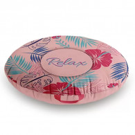 Coussin De Sol Leaves Rose En Tunisie