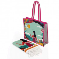 Pack Fouta Plage Bokahantes Vert en Tunisie