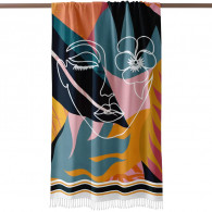 Pack Fouta Plage Closed Eyes Jaune en Tunisie