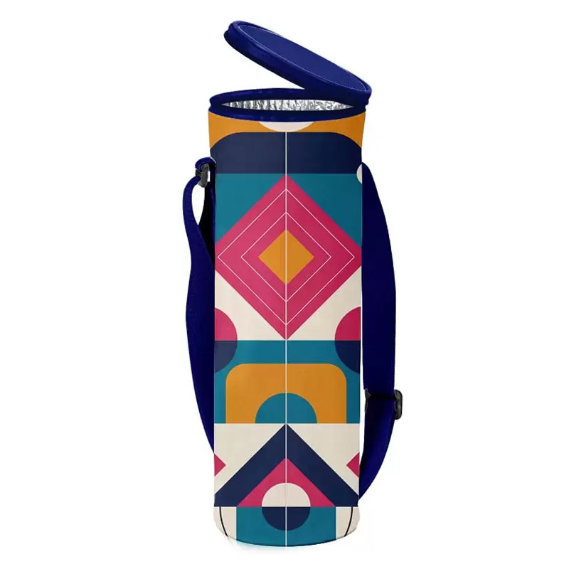 Porte Bouteille Isotherme Collage Art 1.5 L Bleu En Tunisie