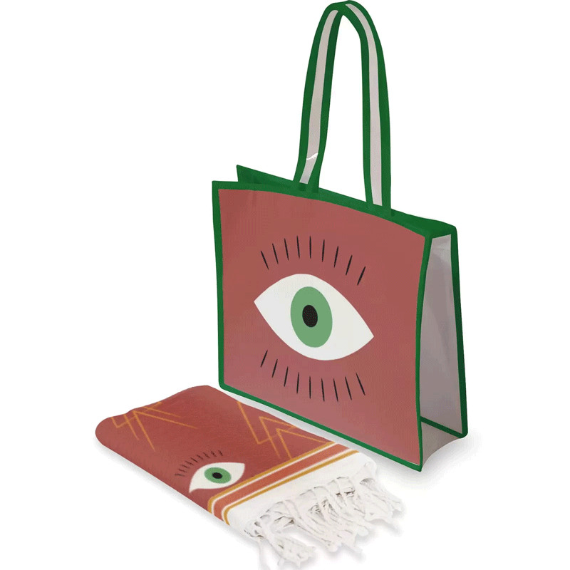 Pack Fouta Plage Watching You Rose en Tunisie