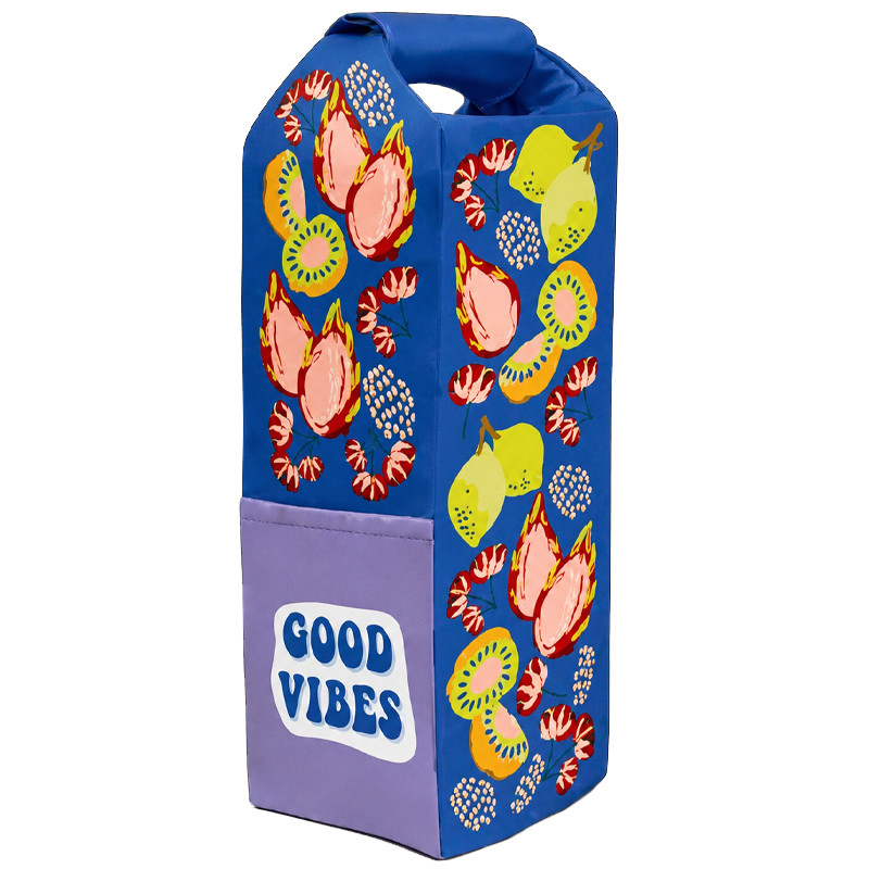 Porte Bouteille Isotherme Good Vibes 2.5 L Bleu en Tunisie