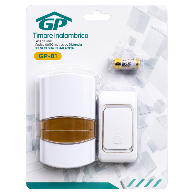 Sonnette Sans Fil GP-01Blanc En Tunisie