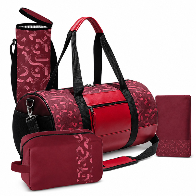 Pack De Sport Duo Stricke Burgundy en Tunisie