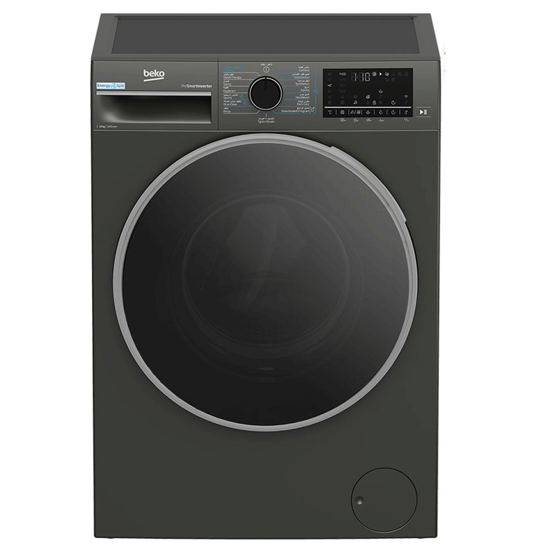 Machine à Laver Frontale Beko B5WFT612400MG Inverter 12Kg Noir en Tunisie