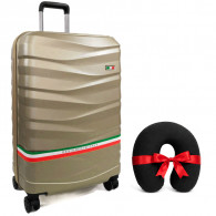 Valise Franco Grand Modèle Beige en Tunisie