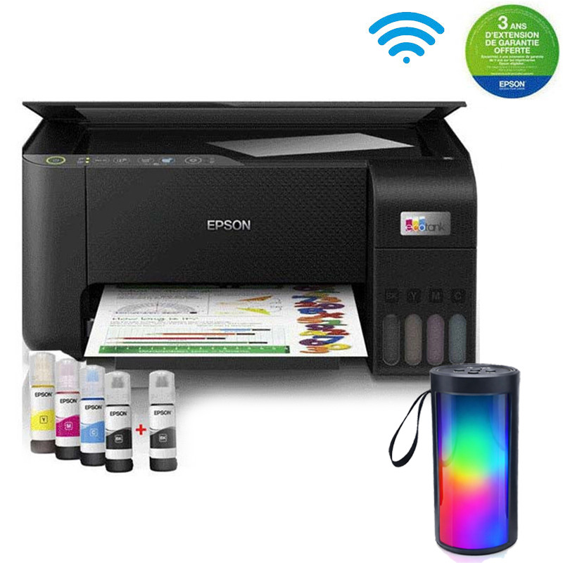 Imprimante Epson EcoTank L3251 Multifonction 3en1 à Réservoir Intégré Couleur A4 Wifi (C11CJ67409) en Tunisie