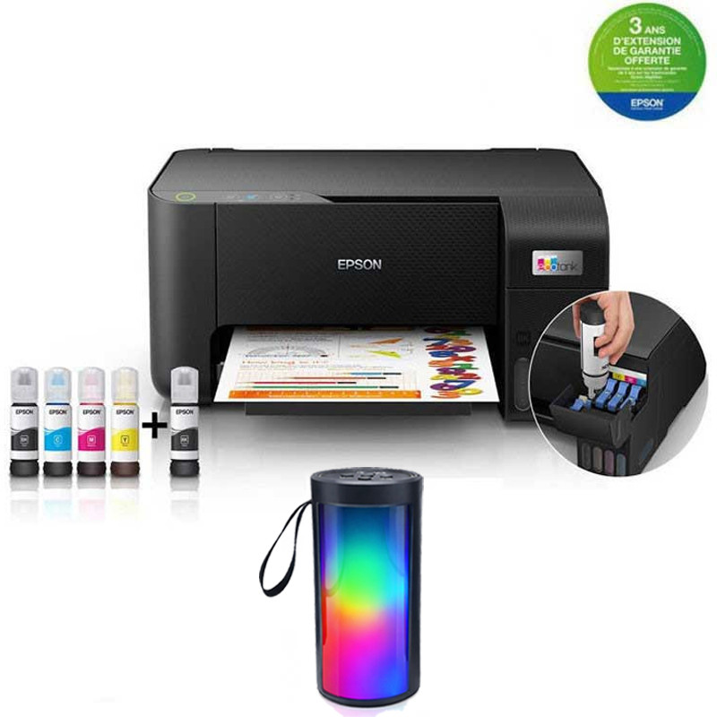 Imprimante EPSON L3210 3En1 À Réservoir Intégré ECOTANK Couleur (C11CJ68403)