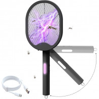Raquette Moustique Electrique Rechargeable Noir en Tunisie