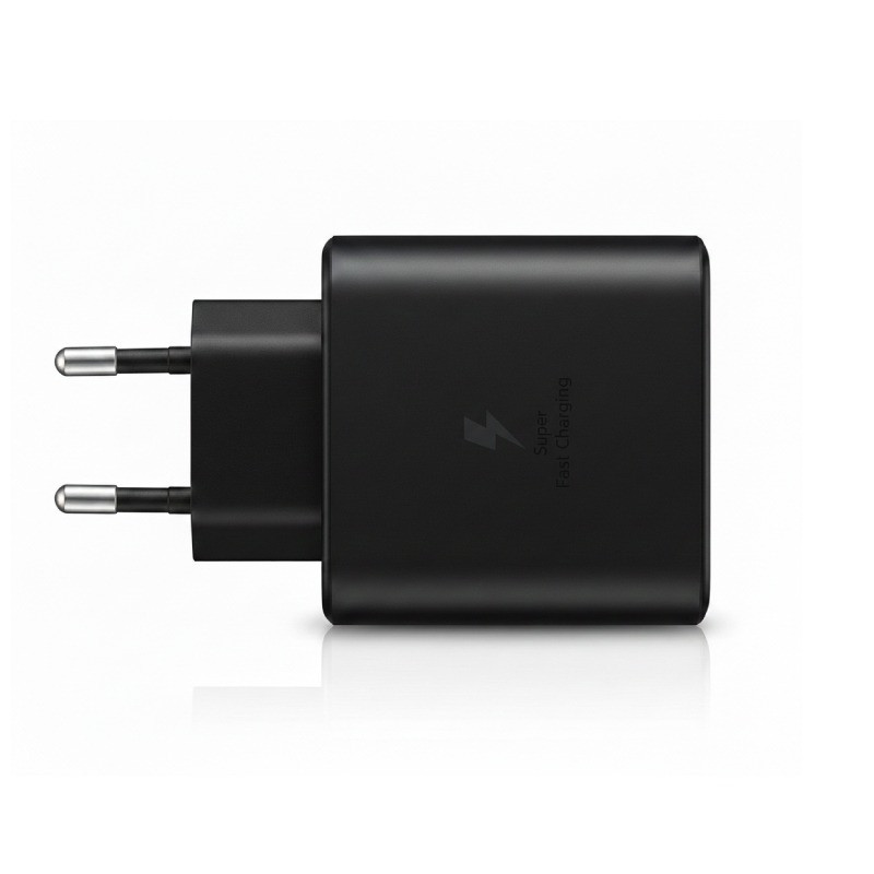 Adaptateur De Charge 45 Watts Type C Noir en Tunisie