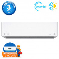 Climatiseur Indesit 12000 BTU Inverter Chaud Froid Blanc en Tunisie