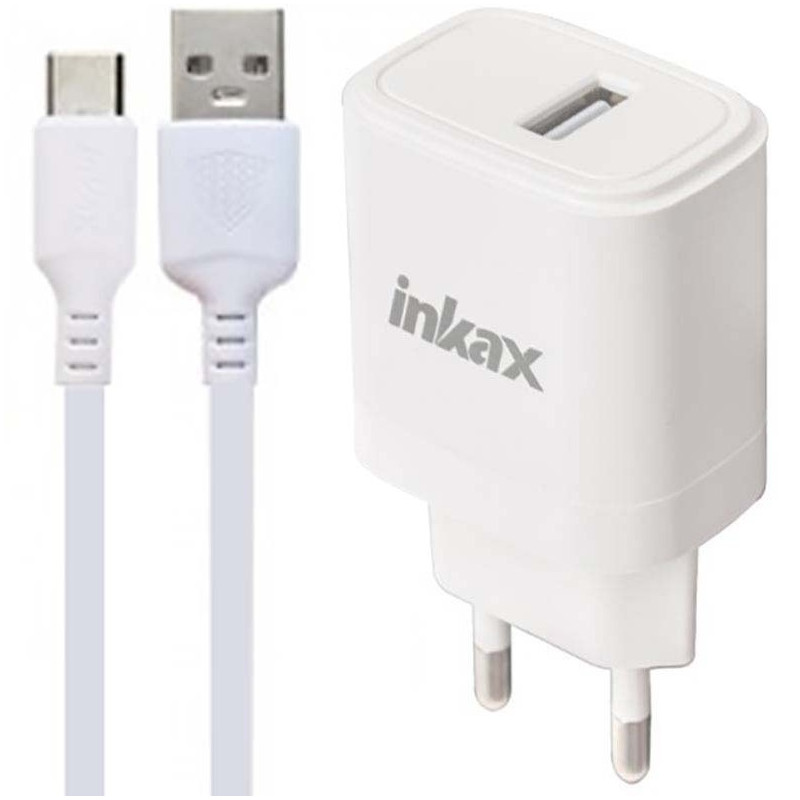 Chargeur Smartphone Inkax Y29 Type-C Blanc en Tunisie