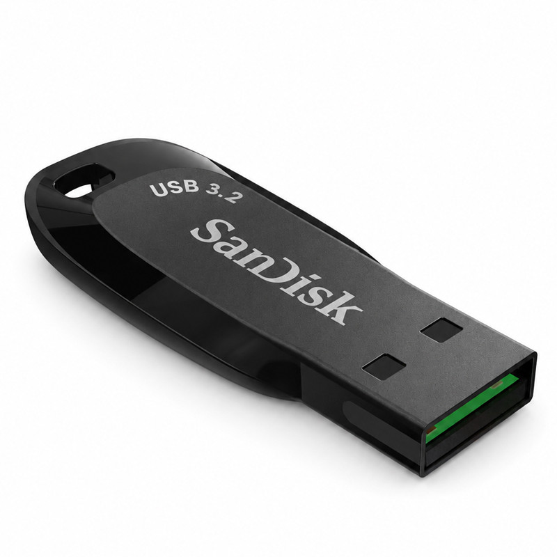 Clé USB SanDisk Ultra Shift 3.2 128Go Noir en Tunisie