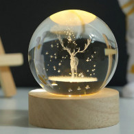Boule Décorative 3D En Cristal  En Tunisie