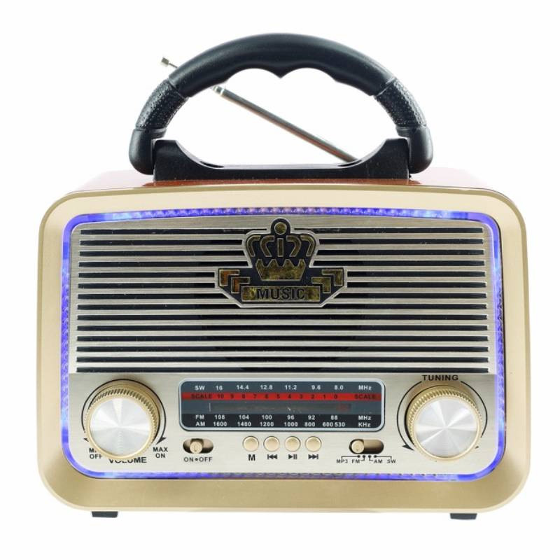 Radio FM Portable ST-1085BT Bois En Tunisie