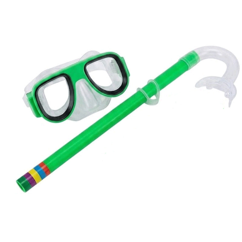Set D'exploration Aquatique Masque, Tuba Pour Enfants Vert en Tunisie