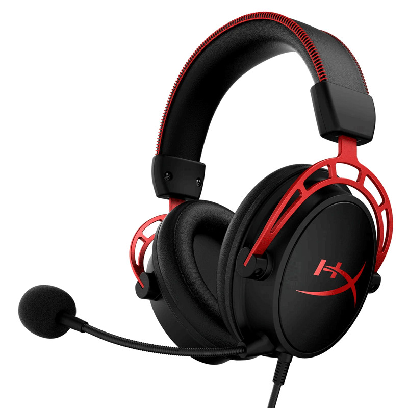 Micro Casque Filaire Gaming Hyprex Cloud Alpha Noir en Tunisie