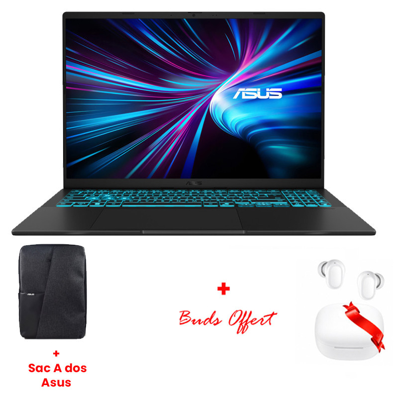 Pc Portable Gamer Asus V16 V3607VJ Intel 7 240H 24Go 512Go SSD RTX 3050