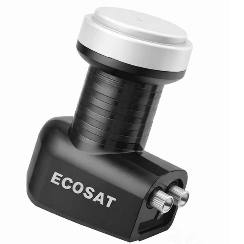 Tête de Parabole Ecosat Band Twin LNB KL 216R Noir en Tunisie