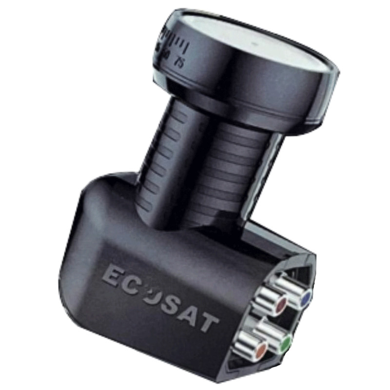 Tête de Parabole Ecosat Band Quard LNB KL 416RA Noir en Tunisie