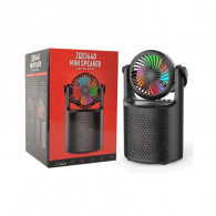 Haut Parleur Sans Fil Sing-e ZQS1440 Avec Ventilateur RGB Noir en Tunisie