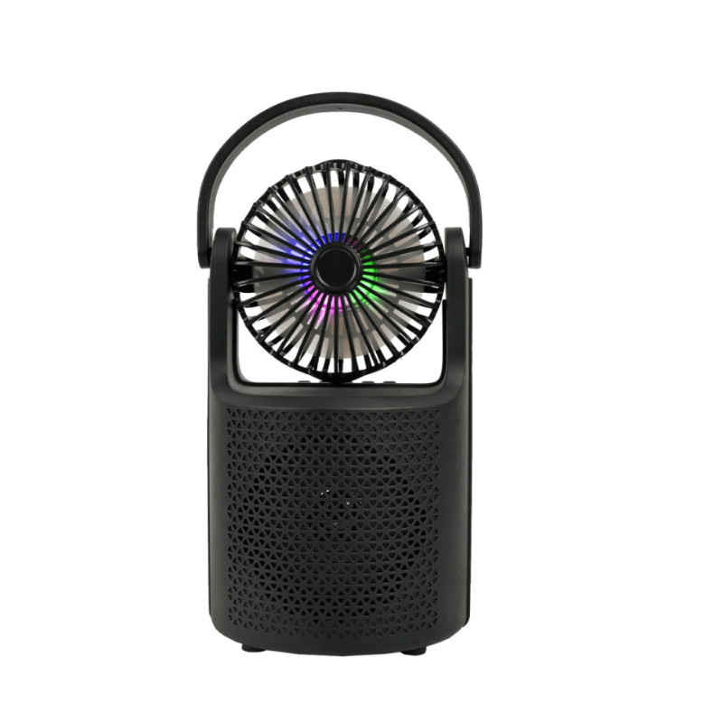 Haut Parleur Sans Fil Sing-e ZQS1440 Avec Ventilateur RGB Noir en Tunisie