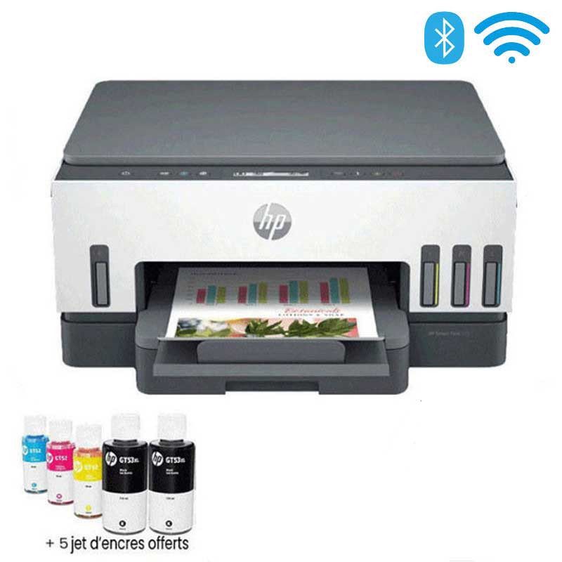 Imprimante Tout En Un HP Smart Tank 720 6UU46A Duplexeur Wifi en Tunisie