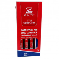 Boite De 12 Stylo Correcteurs Zapp 4ml Blanc en Tunisie