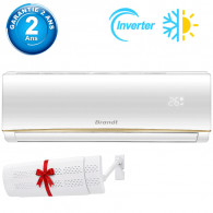 Climatiseur Brandt Inverter 12000 BTU Chaud Froid Blanc en Tunisie