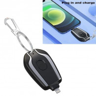 Power Bank Lightning Porte Clé Noir en Tunisie