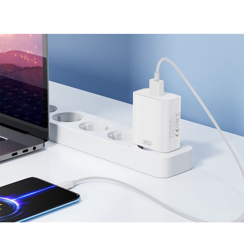 Adaptateur Chargeur XO L164 120W Blanc en Tunisie