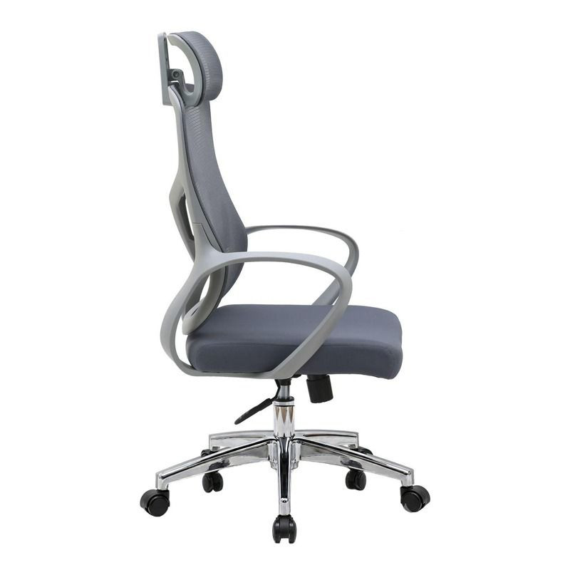 Chaise Directeur Alba Avec Accoudoirs Gris en Tunisie