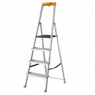 Escabeau Pliable 4 Marches Gris en Tunisie