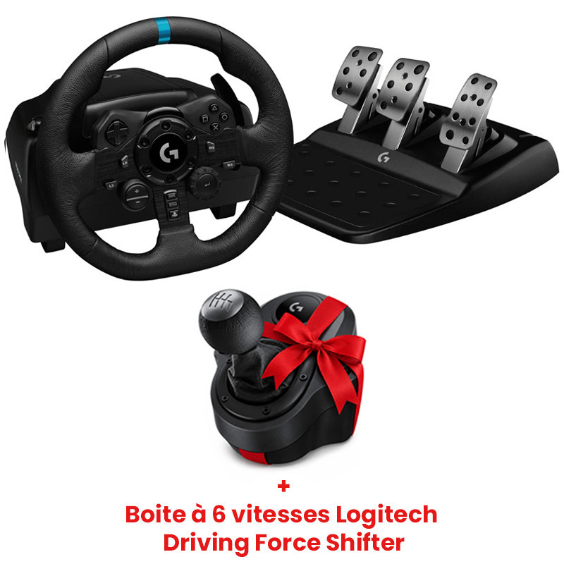 Volant Et Pédale Logitech G923 Pour PC/PS4/PS5 Noir