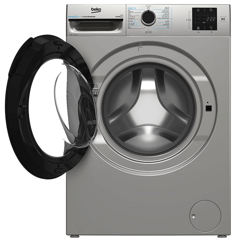 Machine à Laver Frontale Beko BM3WFT38200BS Inverter 8Kg Gris en Tunisie