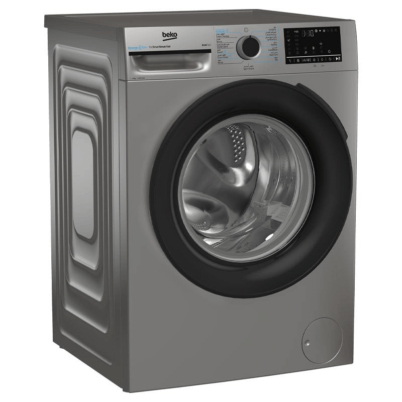 Machine à Laver Frontale Beko BM3WFT48400BS Inverter 8Kg Silver en Tunisie