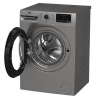 Machine à Laver Frontale Beko BM3WFT48400BS Inverter 8Kg Silver en Tunisie