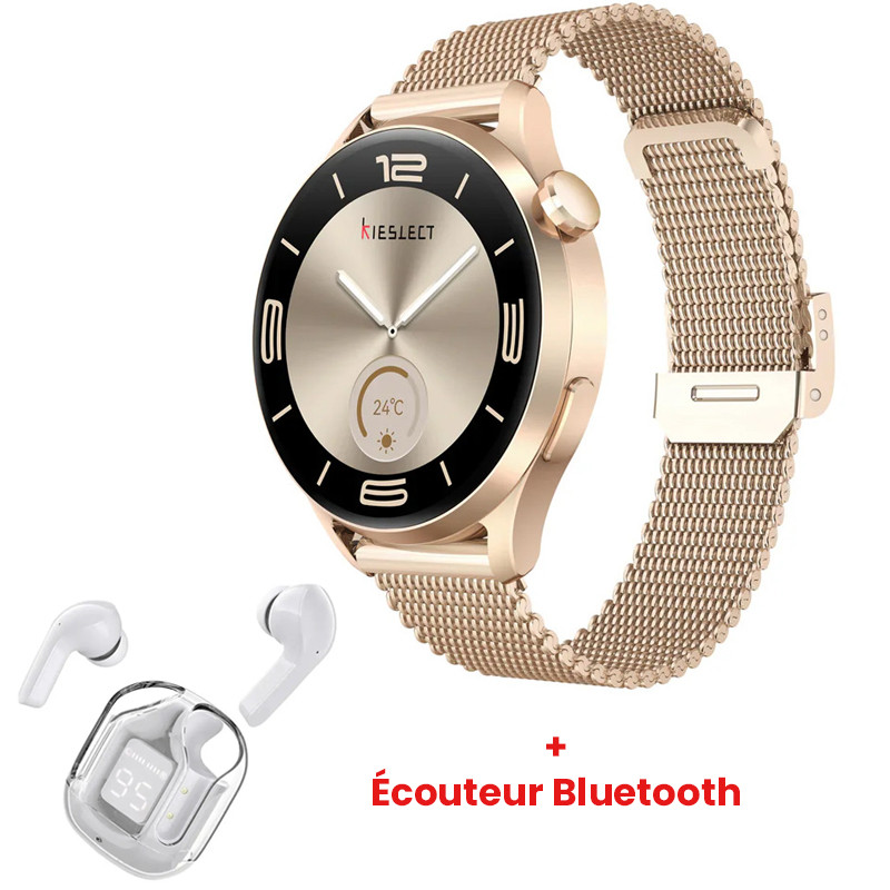 Montre Connectée Kieslect Lora Reno 3 Gold En Tunisie