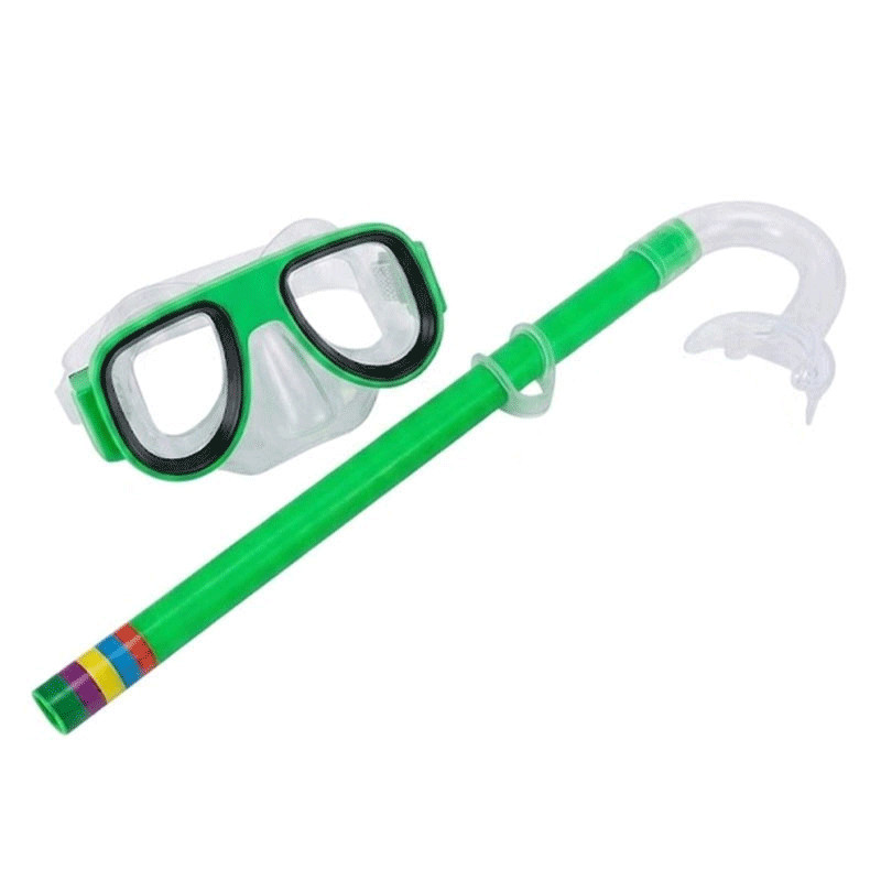 Kit Aquatique Avec Lunettes Pour Enfants Vert