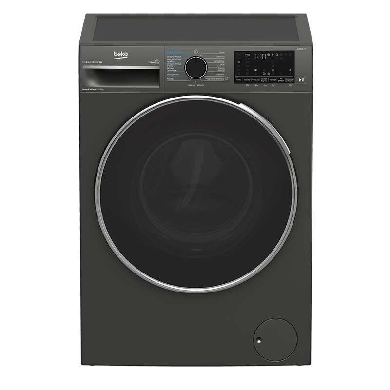 Lavante Séchante Beko B5DFT810542MG Inverter 10.5Kg Gris en Tunisie