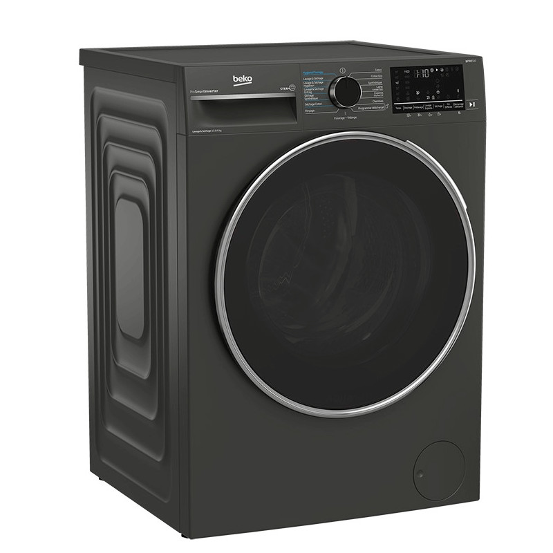 Lavante Séchante Beko B5DFT810542MG Inverter 10.5Kg Gris en Tunisie