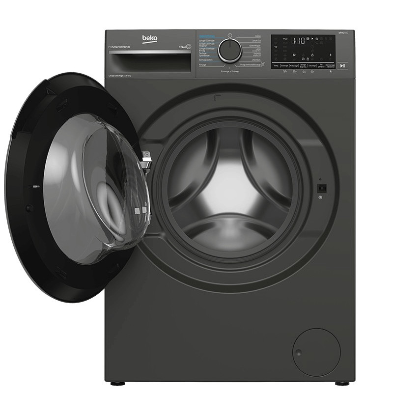 Lavante Séchante Beko B5DFT810542MG Inverter 10.5Kg Gris en Tunisie