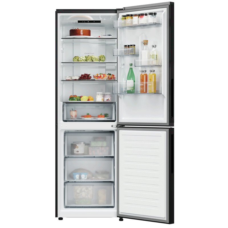 Réfrigérateur Combiné Candy CNCQ2T618EBMA 330L NoFrost Noir en Tunisie