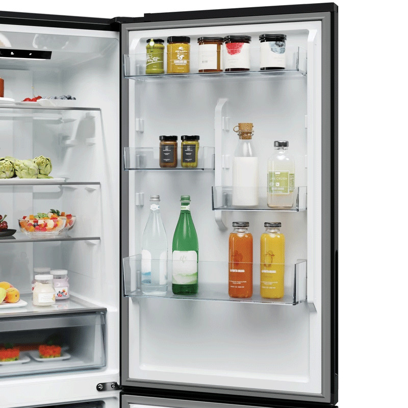 Réfrigérateur Combiné Candy CNCQ2T618EBMA 330L NoFrost Noir en Tunisie