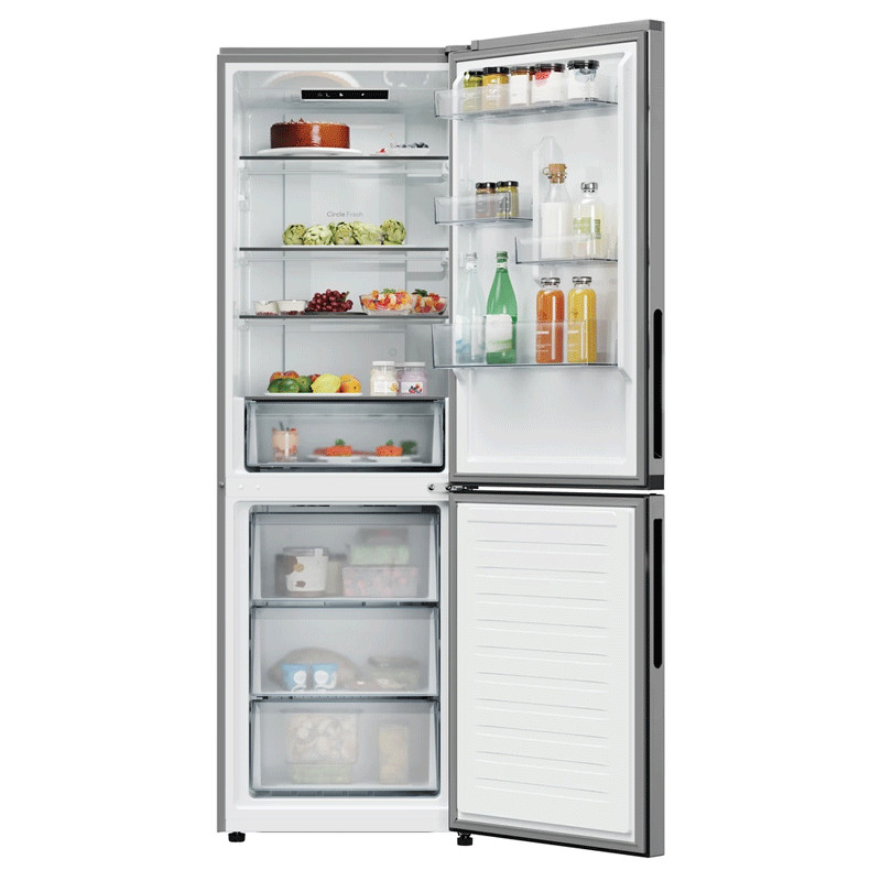 Réfrigérateur Combiné Candy CNCQ2T618EXMA 330L NoFrost Inox en Tunisie