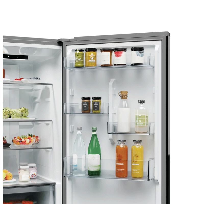 Réfrigérateur Combiné Candy CNCQ2T618EXMA 330L NoFrost Inox en Tunisie