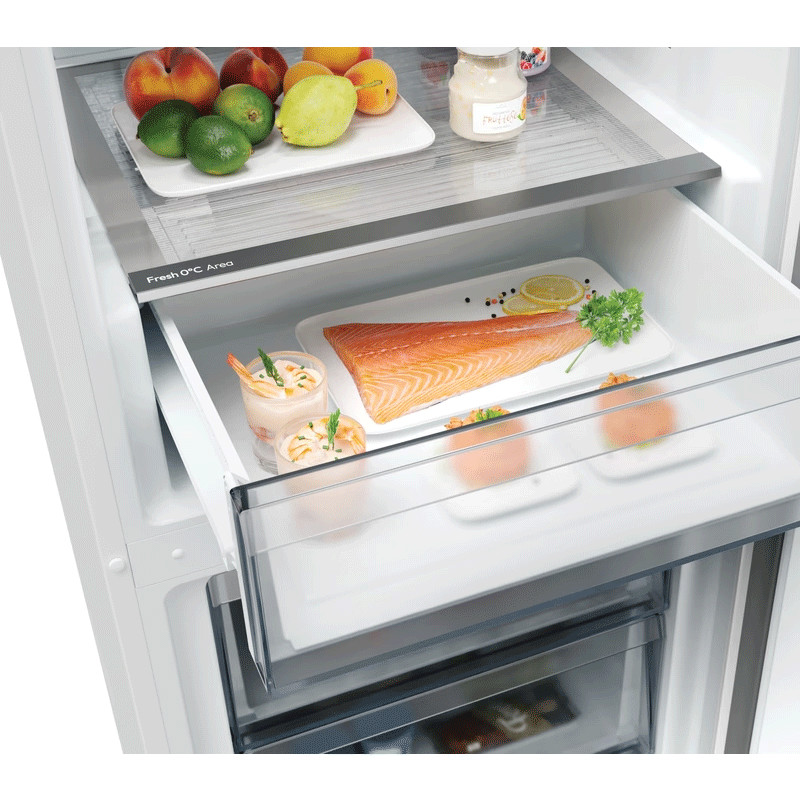 Réfrigérateur Combiné Candy CNCQ2T618EXMA 330L NoFrost Inox en Tunisie