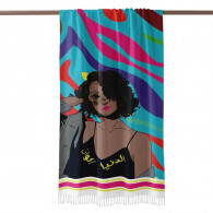 Pack Fouta Plage Summer Denya Alwen Bleu en Tunisie