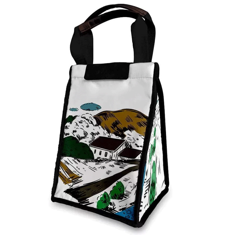 Sac Isotherme L Happy Frame Blanc en Tunisie