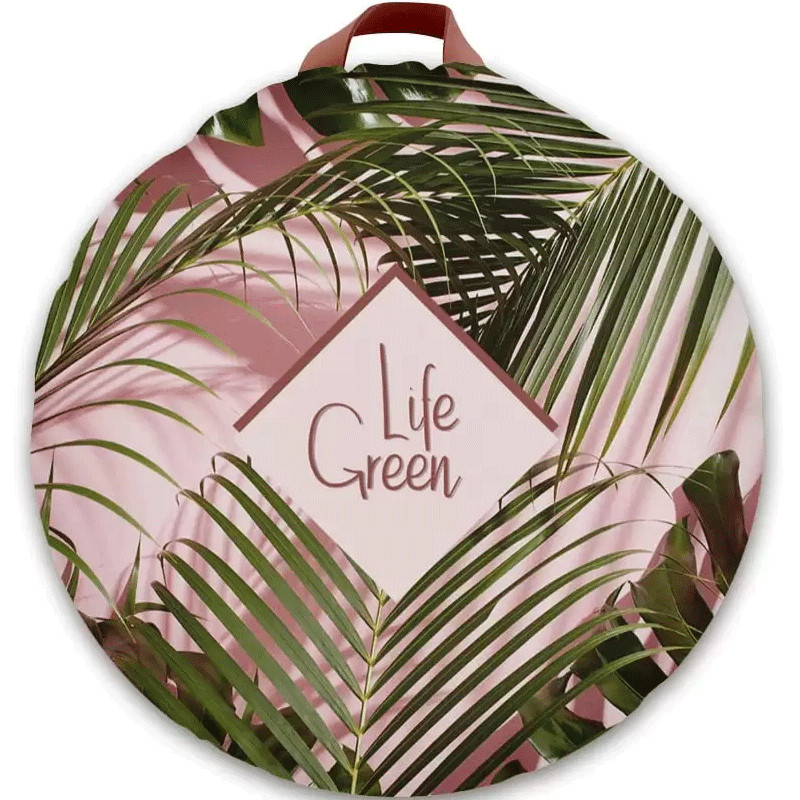 Coussin De Sol Life Green Pink Rose en Tunisie